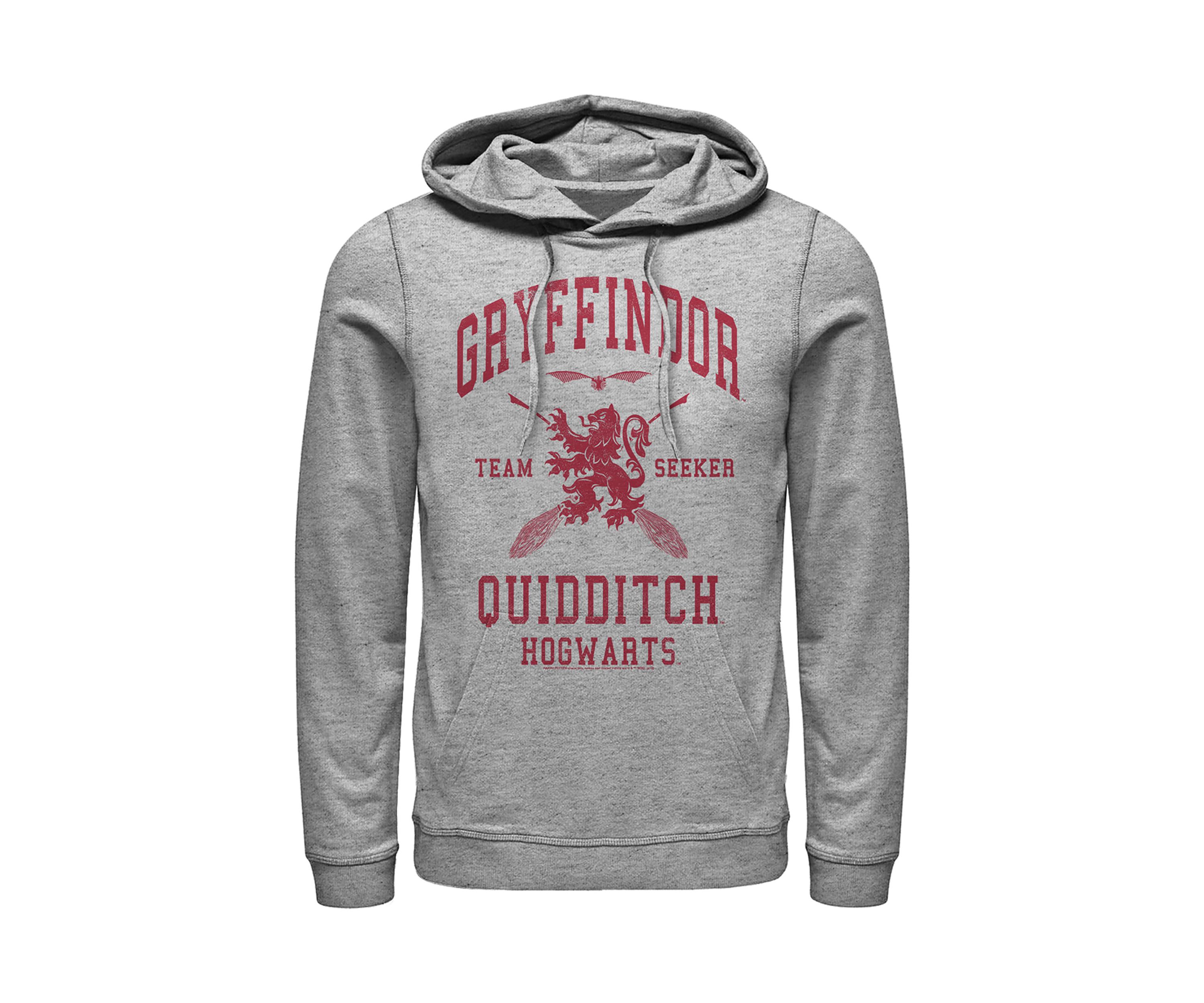  Harry Potter Gryffindor Quidditch Seeker Fleece Graphic Hoodie