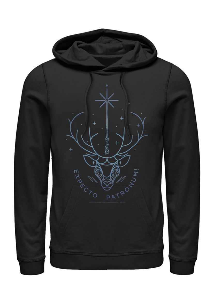 Harry Potter Expecto Patronum Stag Fleece Graphic Hoodie