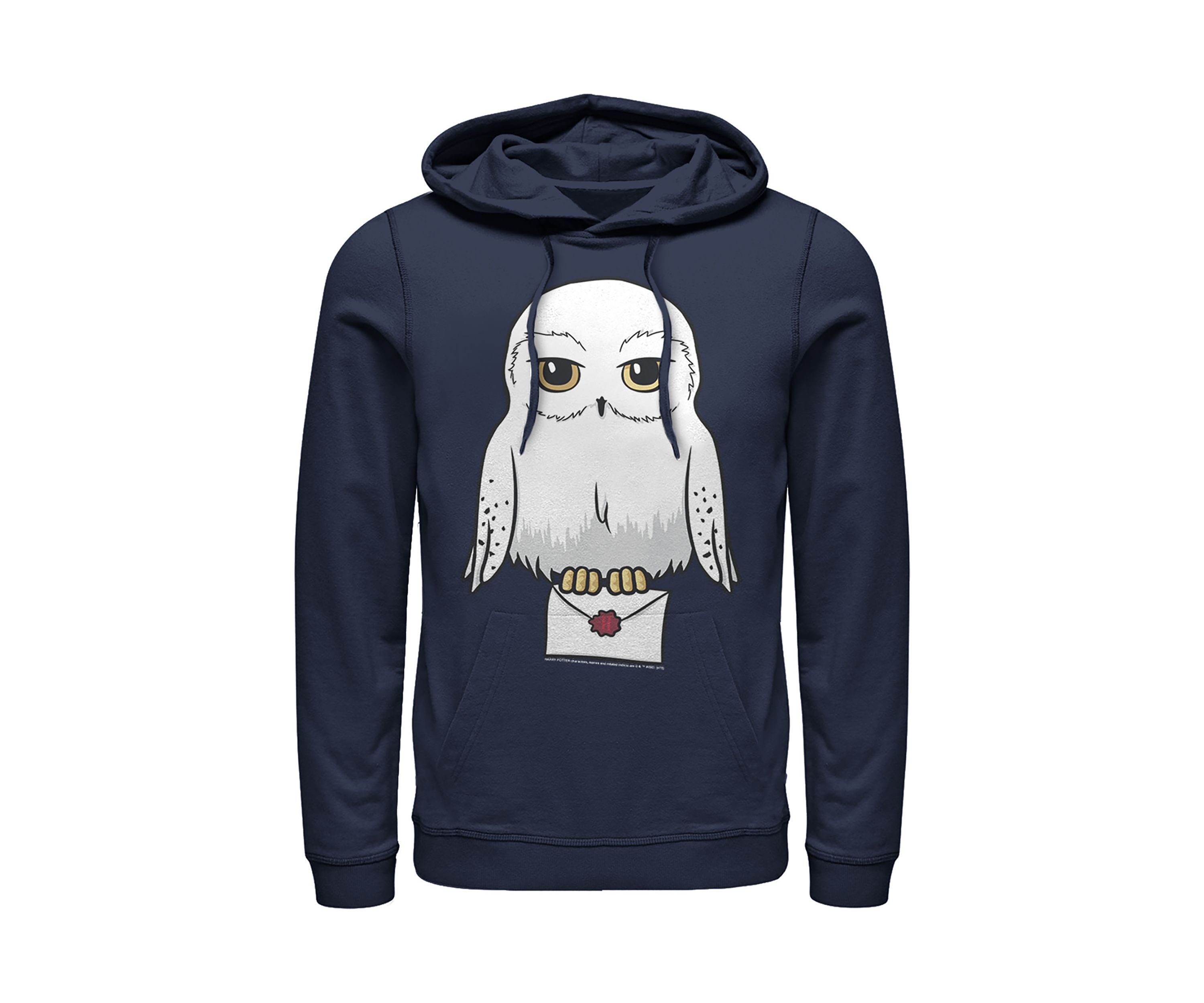 Harry Potter Anime Hedwig Mail Fleece Graphic Hoodie