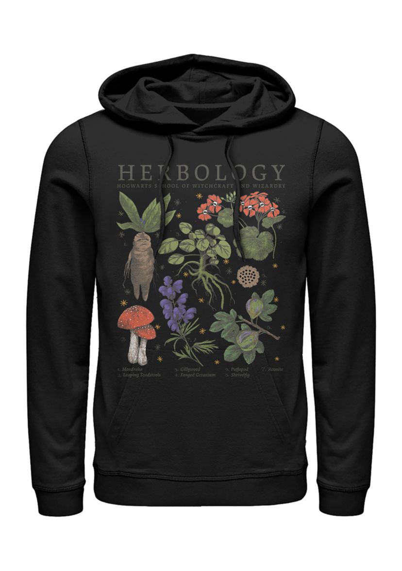 Mens Harry Potter Herbology Fleece Graphic Hoodie