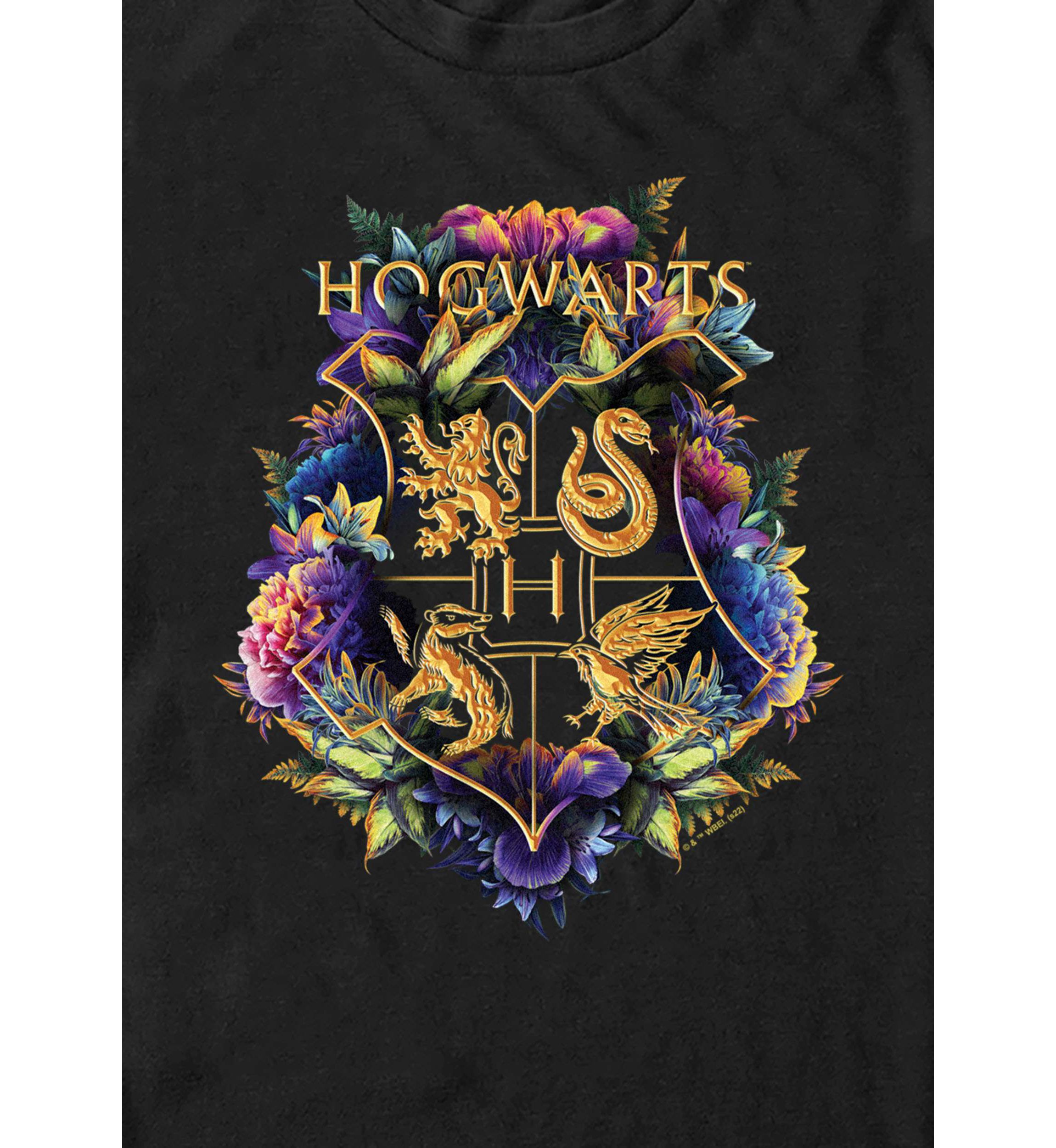 Hogwarts Plant Crest Graphic T-Shirt