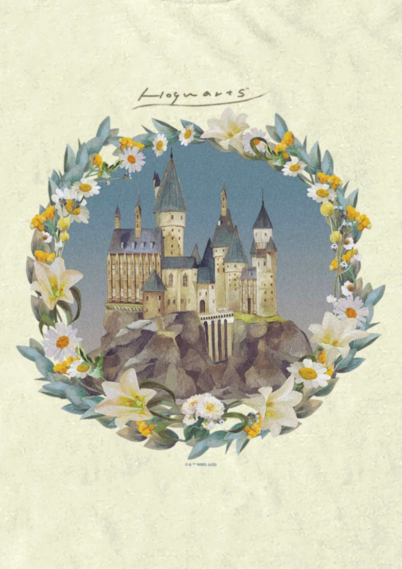 Hogwarts Watercolor Graphic T-Shirt