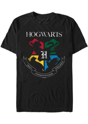 Harry Potter Men's Potter House Graphic T-Shirt, Black, 2XL