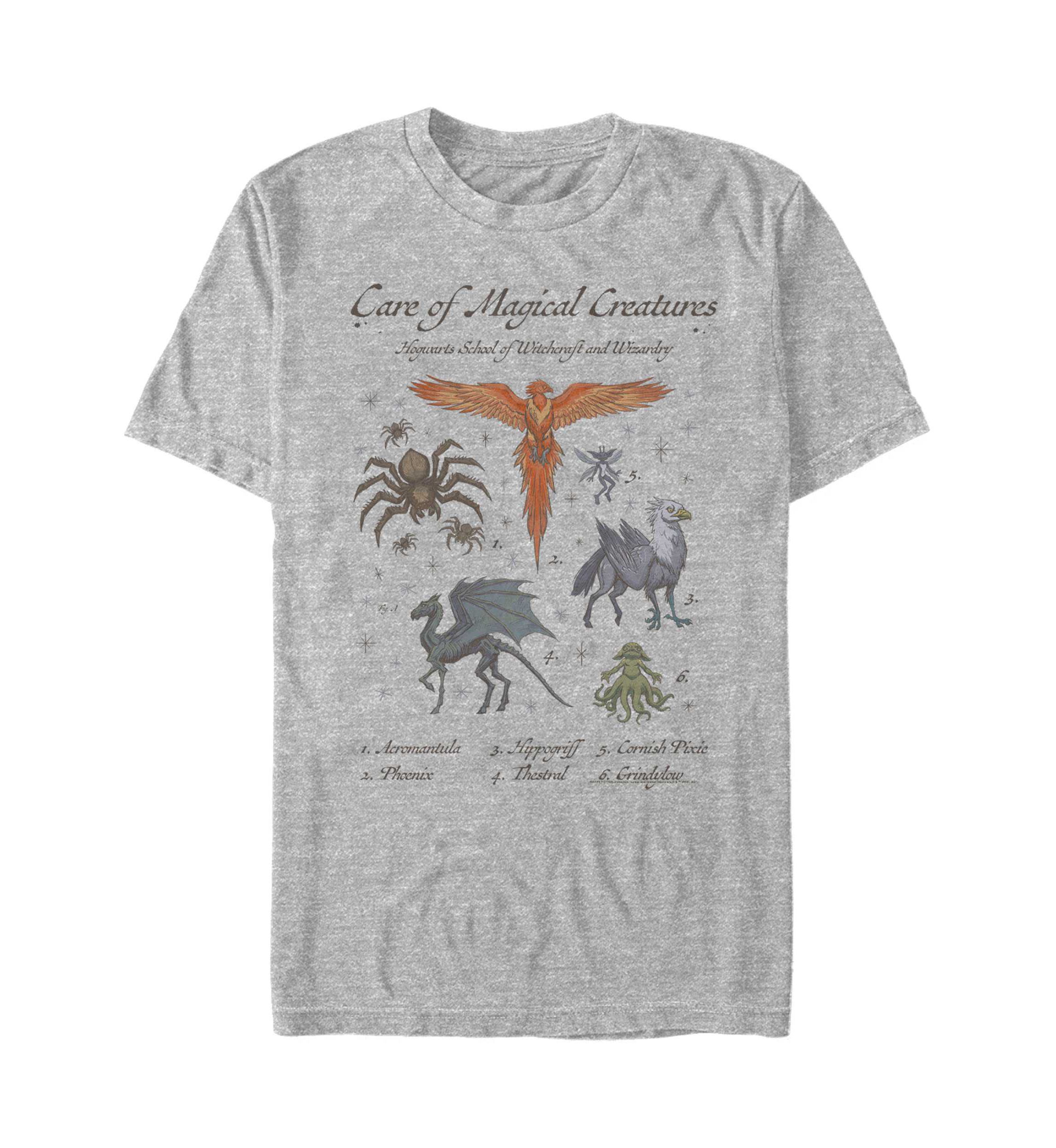Magical Creatures Class Diagram Graphic T-Shirt