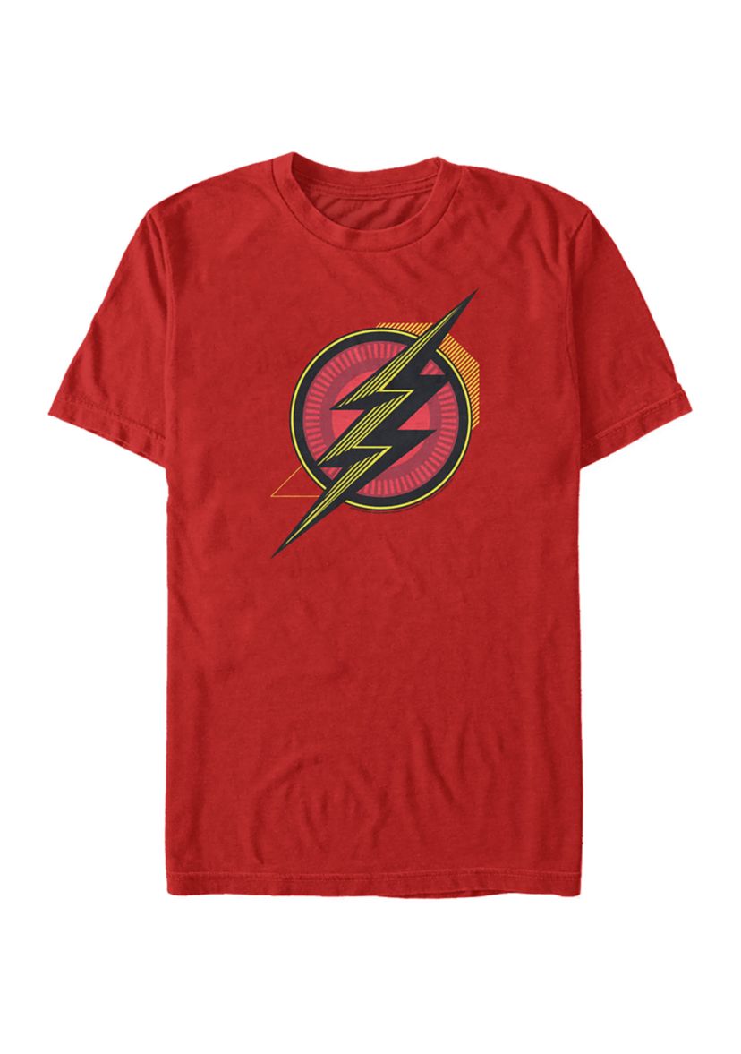  Illustrated Flash Symbol Graphic T-Shirt