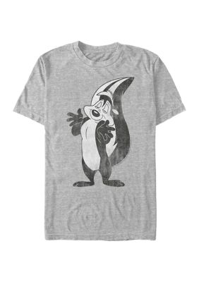 Looney Tunes Men's Pepe La Pew Graphic Short Sleeve T-Shirt
