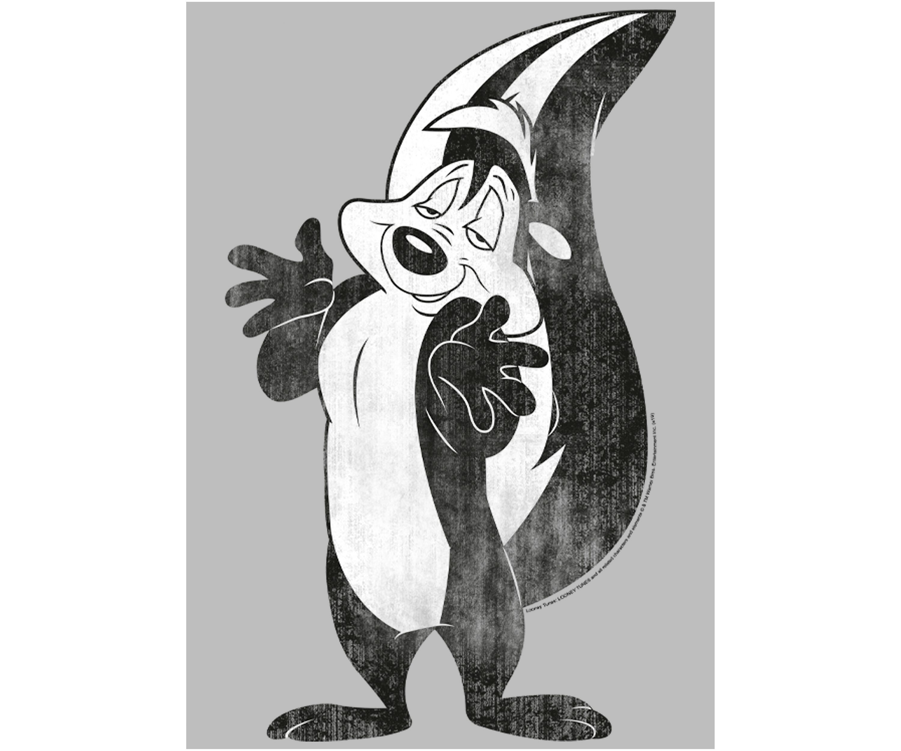 Pepe La Pew Graphic Short Sleeve T-Shirt
