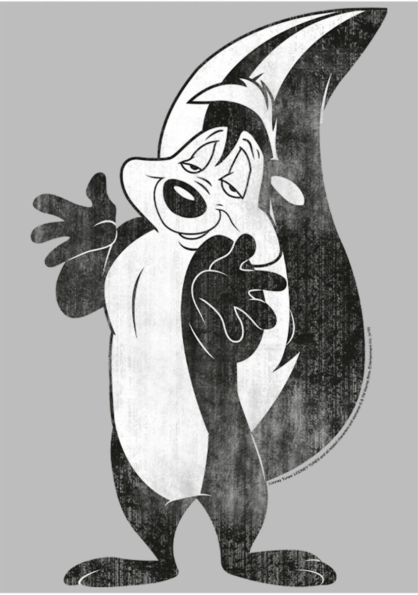Pepe La Pew Graphic Short Sleeve T-Shirt
