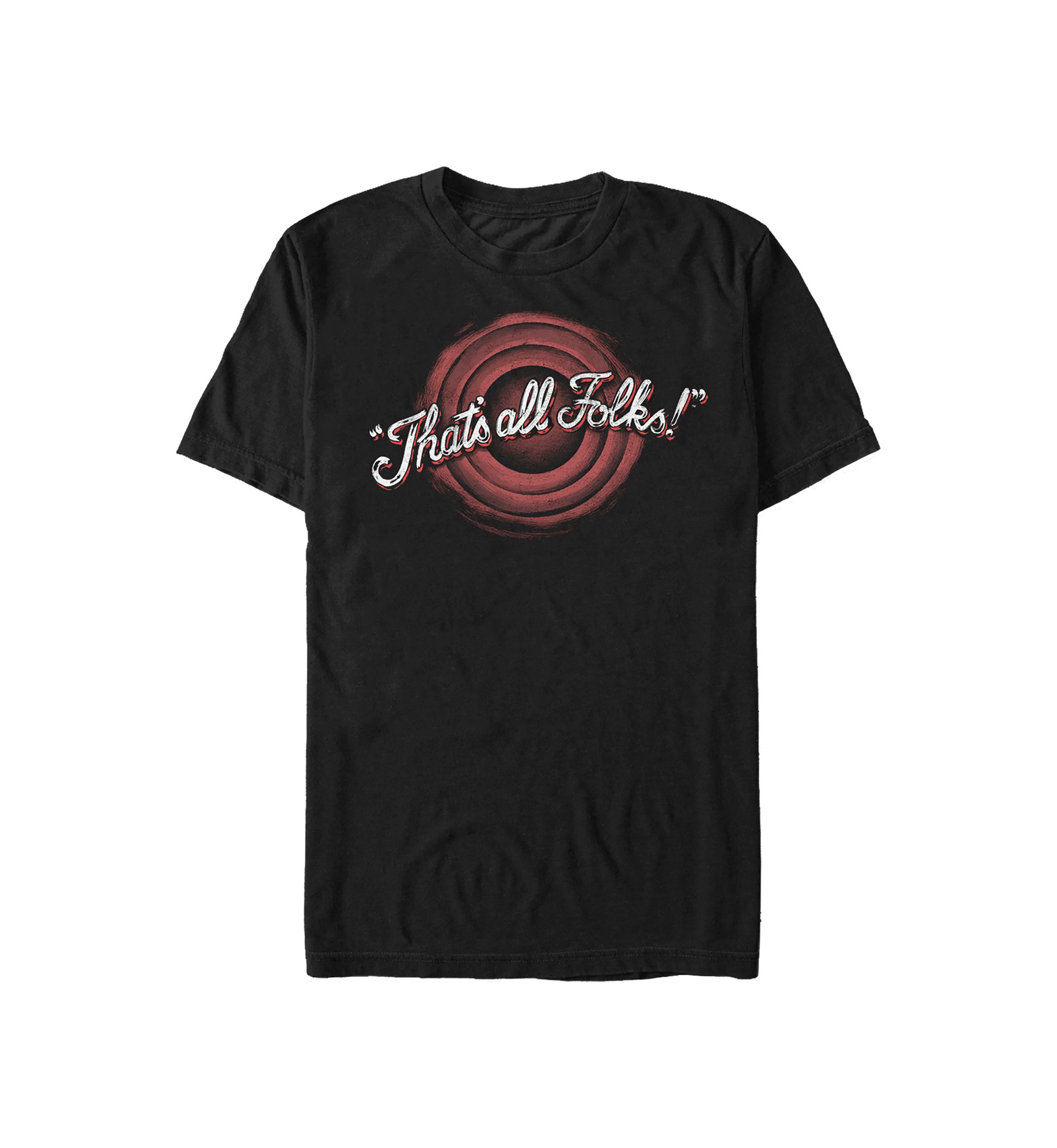 Thats All Folks Short Sleeve Graphic T-Shirt