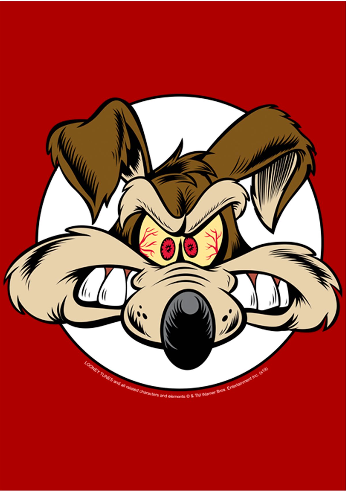 Wile Big Face Short Sleeve Graphic T-Shirt