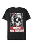 Martian Pasted Graphic Short Sleeve T-Shirt