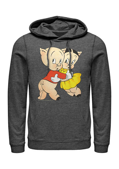 Looney Tunes™ Swine Embrace Graphic Fleece Hoodie