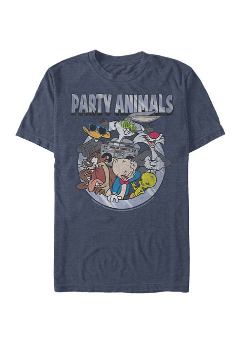 Looney Tunes™ Party Time Short Sleeve Graphic T-Shirt