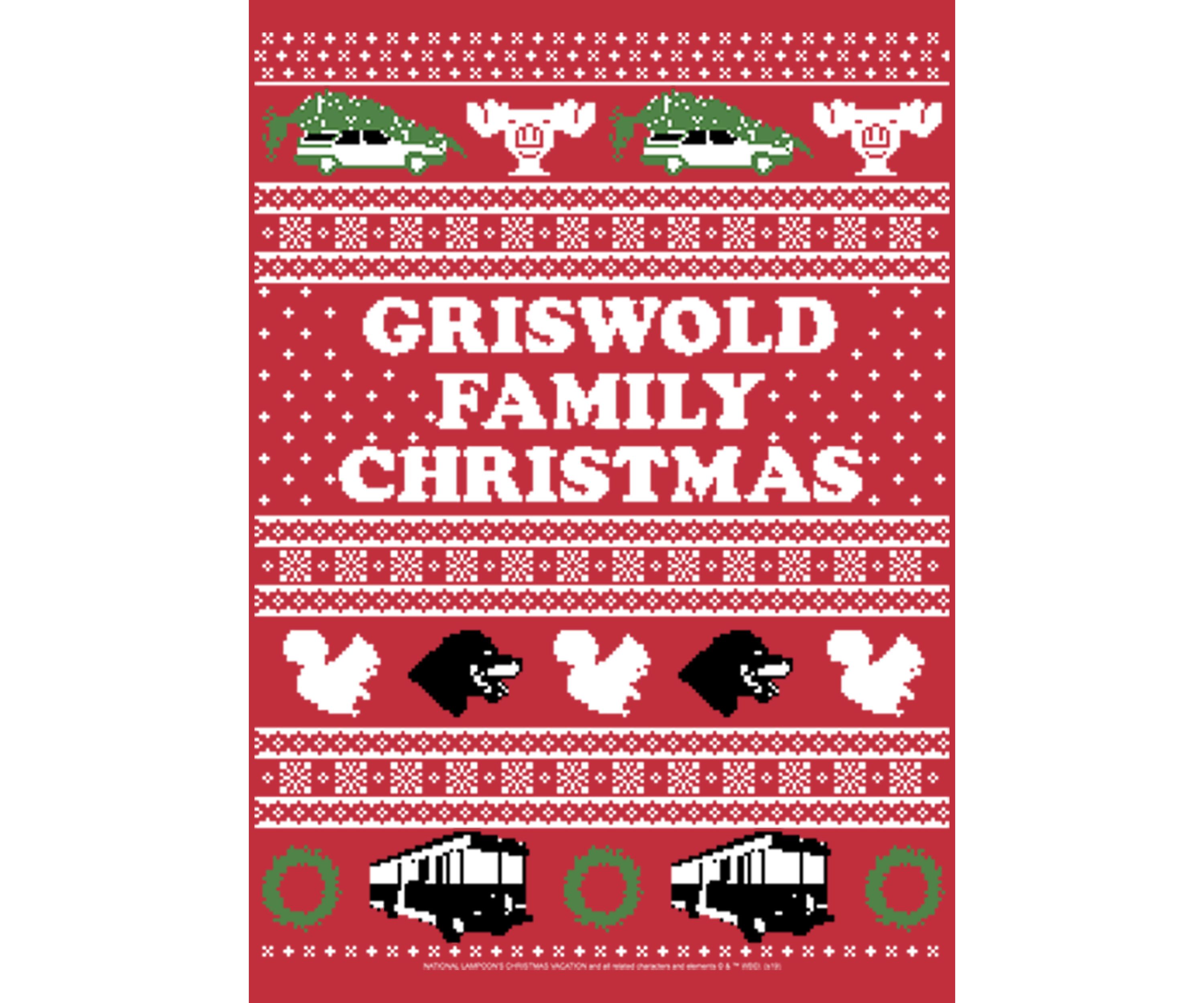 National Lampoons Christmas Vacation Fleece Crew Neck Sweater