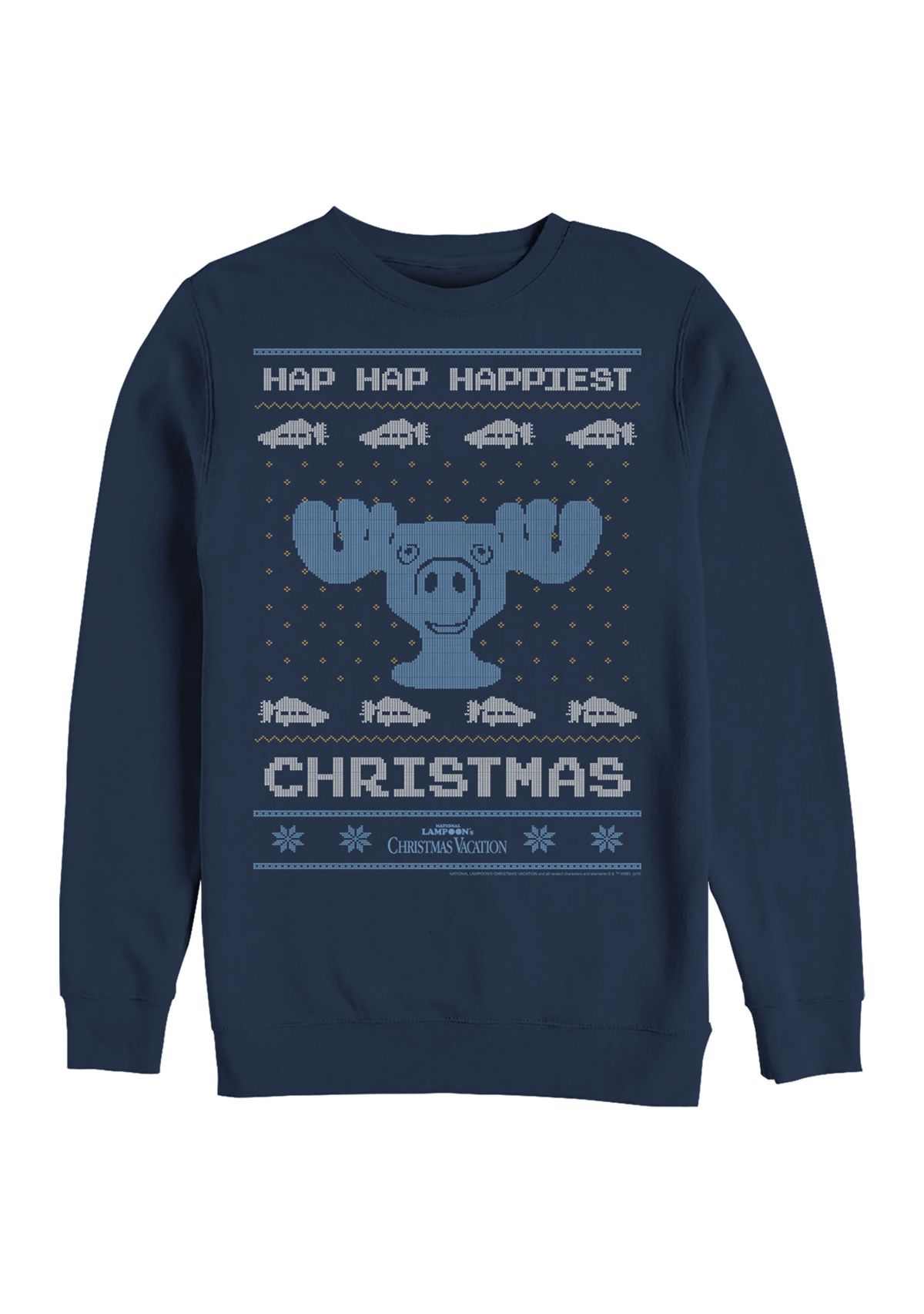 National Lampoons Christmas Vacation Fleece Crew Neck Sweater