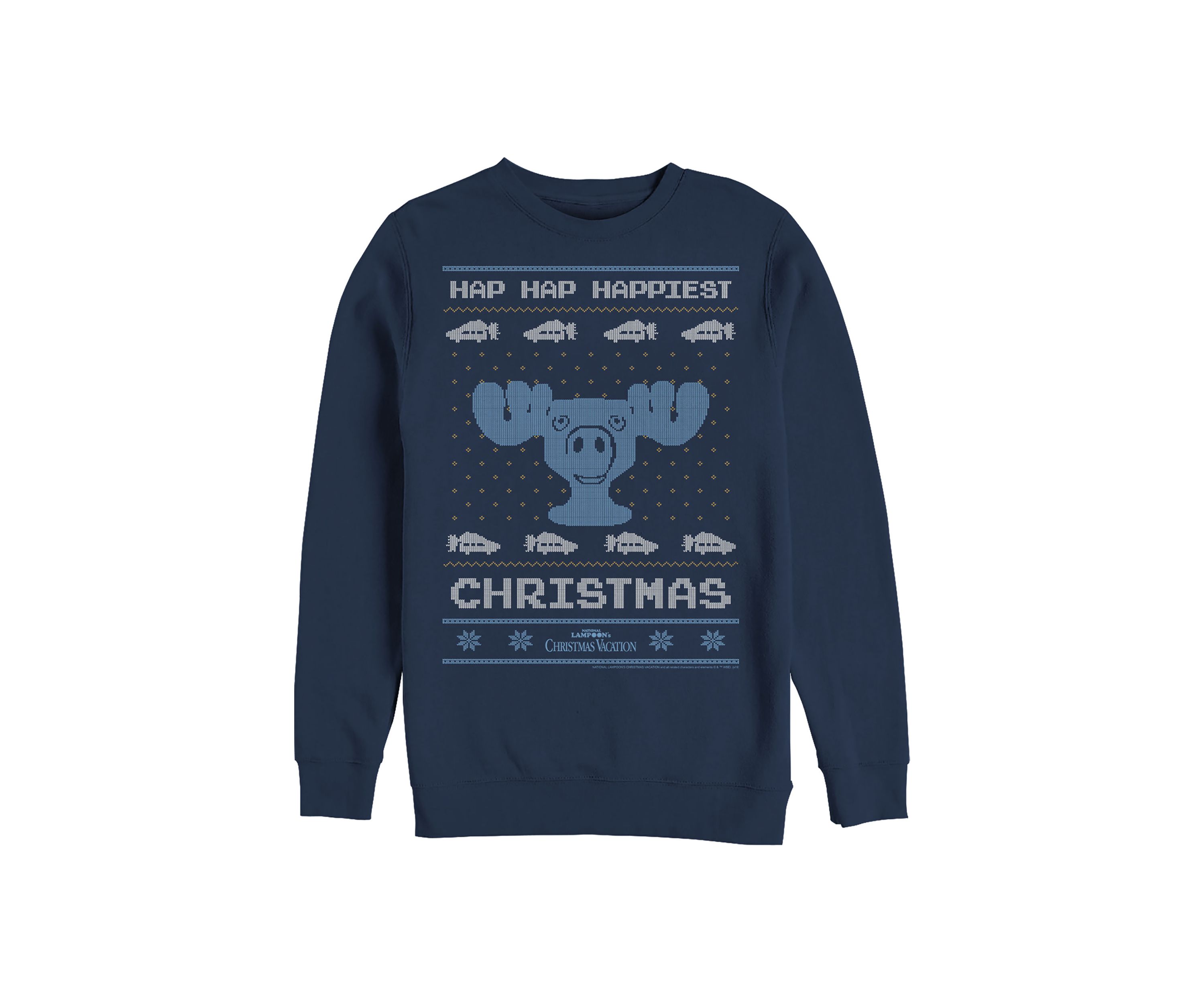 National Lampoons Christmas Vacation Fleece Crew Neck Sweater