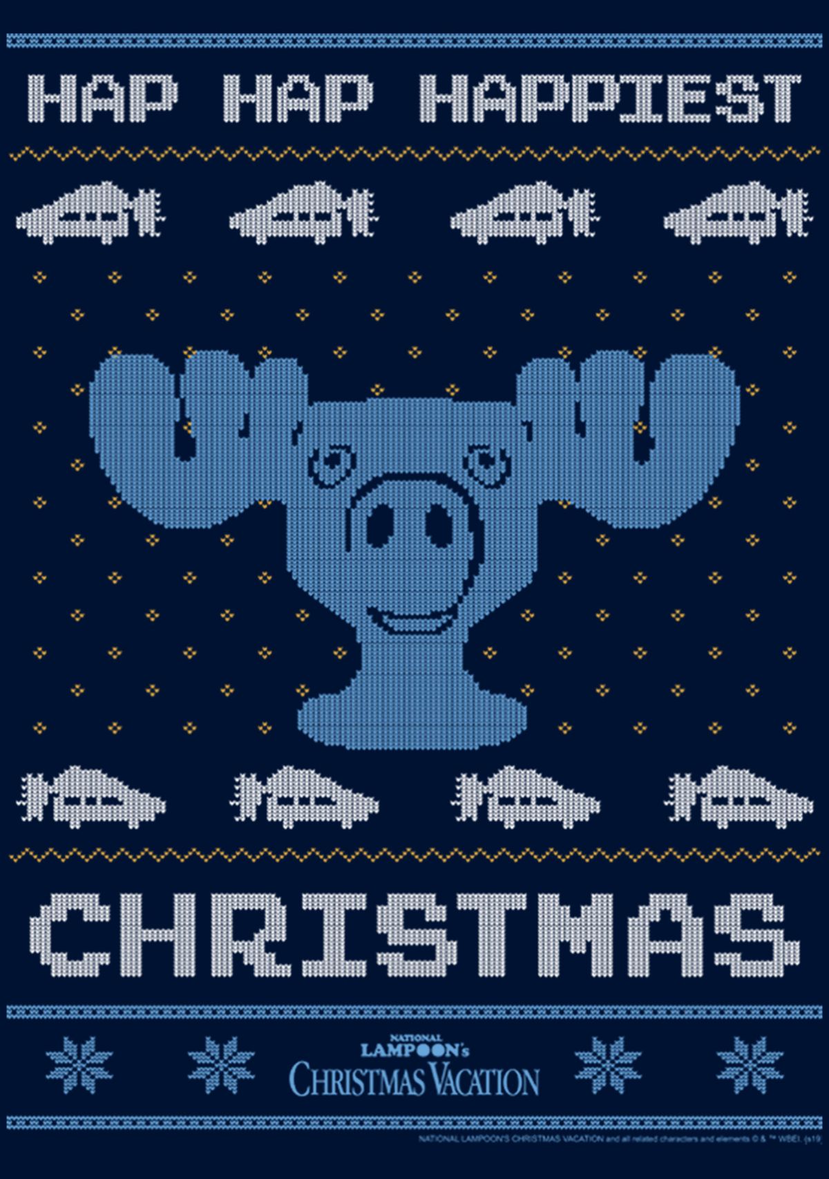 National Lampoons Christmas Vacation Fleece Crew Neck Sweater