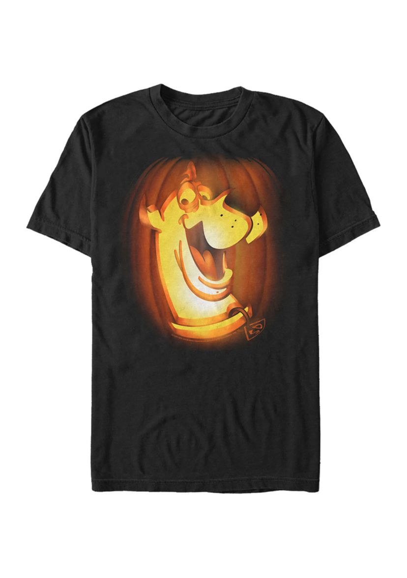 Scooby Carved Pumpkin Graphic Short Sleeve T-Shirt