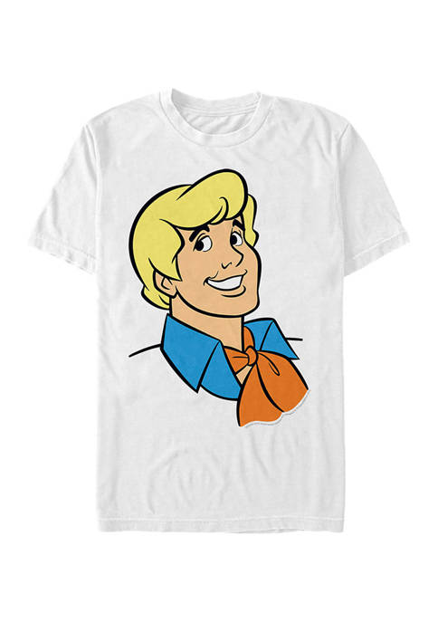 Scooby Doo™ Fred Face Graphic Short Sleeve T-Shirt
