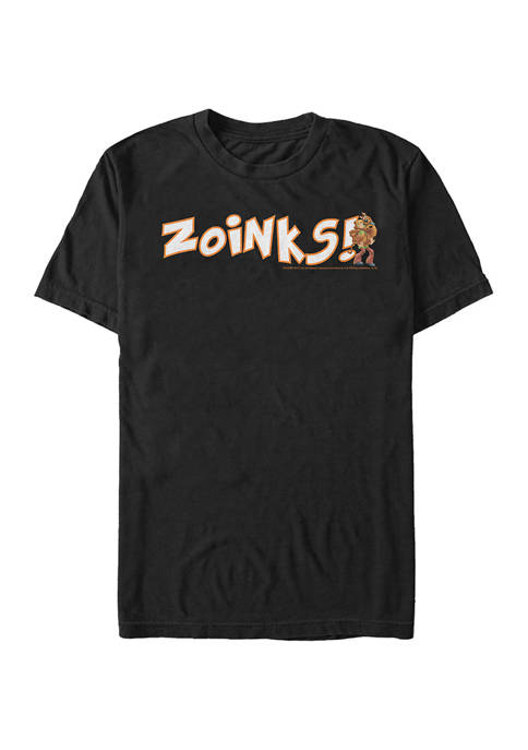 Scooby Doo™ Zoinks Text Graphic Short Sleeve T-Shirt