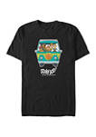 Mystery Machine Outline Graphic Short Sleeve T-Shirt