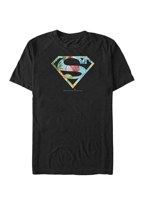 Superman Juniors Tropical Graphic T-Shirt