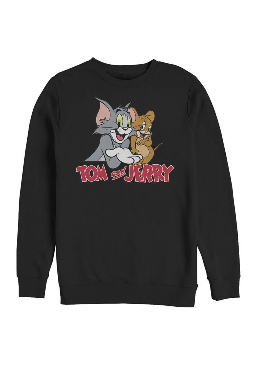 Simple Buds Graphic Crew Fleece Sweatshirt