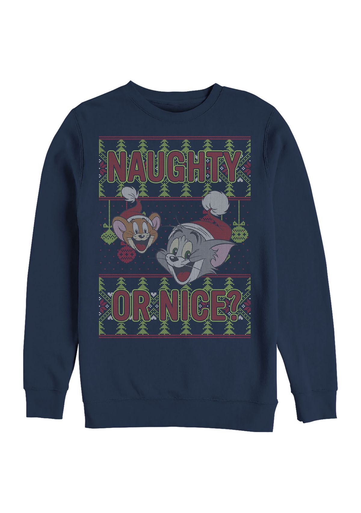Tom and Jerry Fleece Crew Neck Sweater