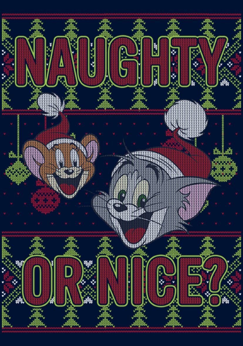 Tom and Jerry Fleece Crew Neck Sweater