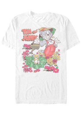 Tom and Jerry Men's Tj Garden Graphic T-Shirt
