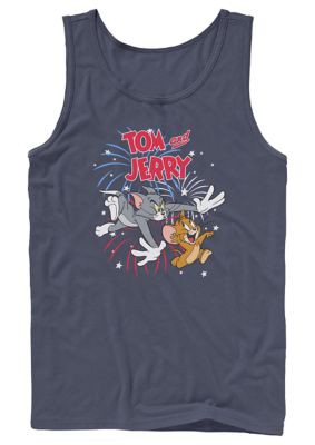 Tom and Jerry Men's Tom Jerry Celebrate Graphic T-Shirt