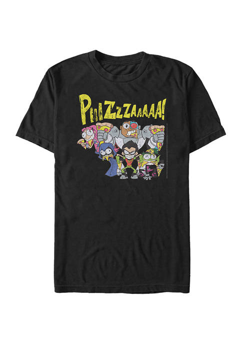 Teen Titans Go! Pizza Team Graphic T-Shirt