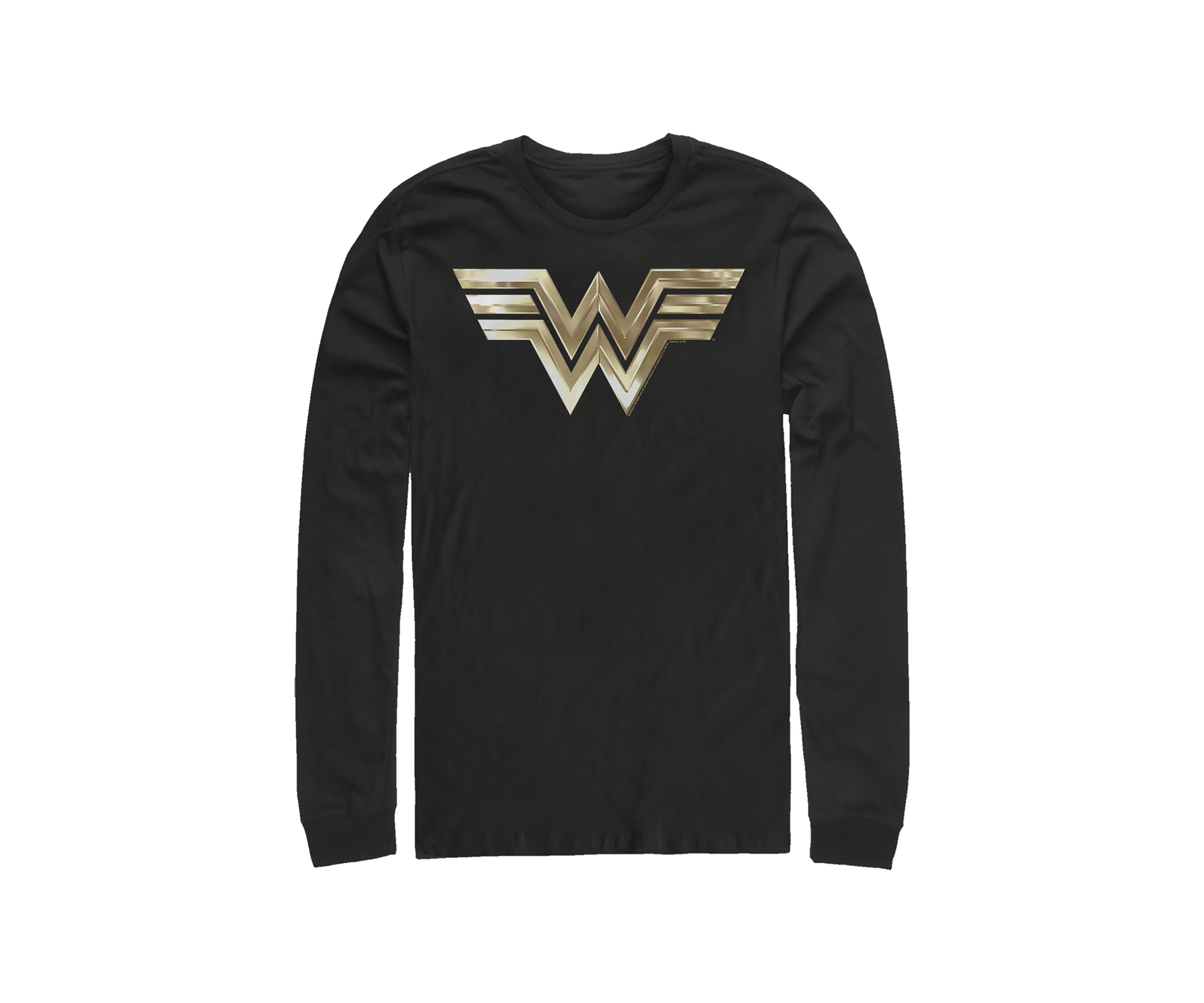 Metallic Logo Graphic Long Sleeve T-Shirt
