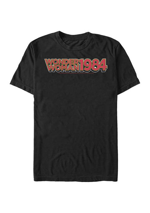 Wonder Woman™ Simplistic Stacked Logo Graphic T-Shirt