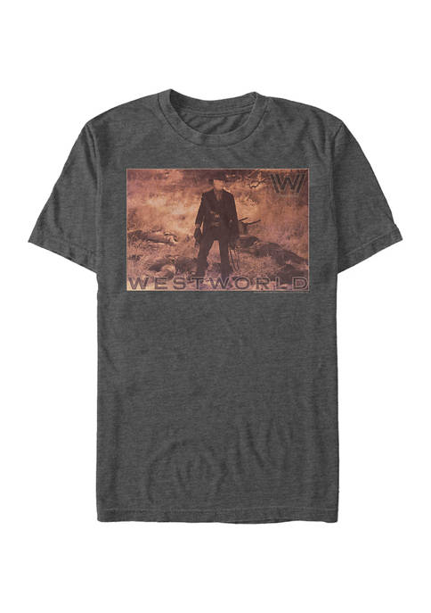 Star Wars® Man in Black Photo Graphic T-Shirt