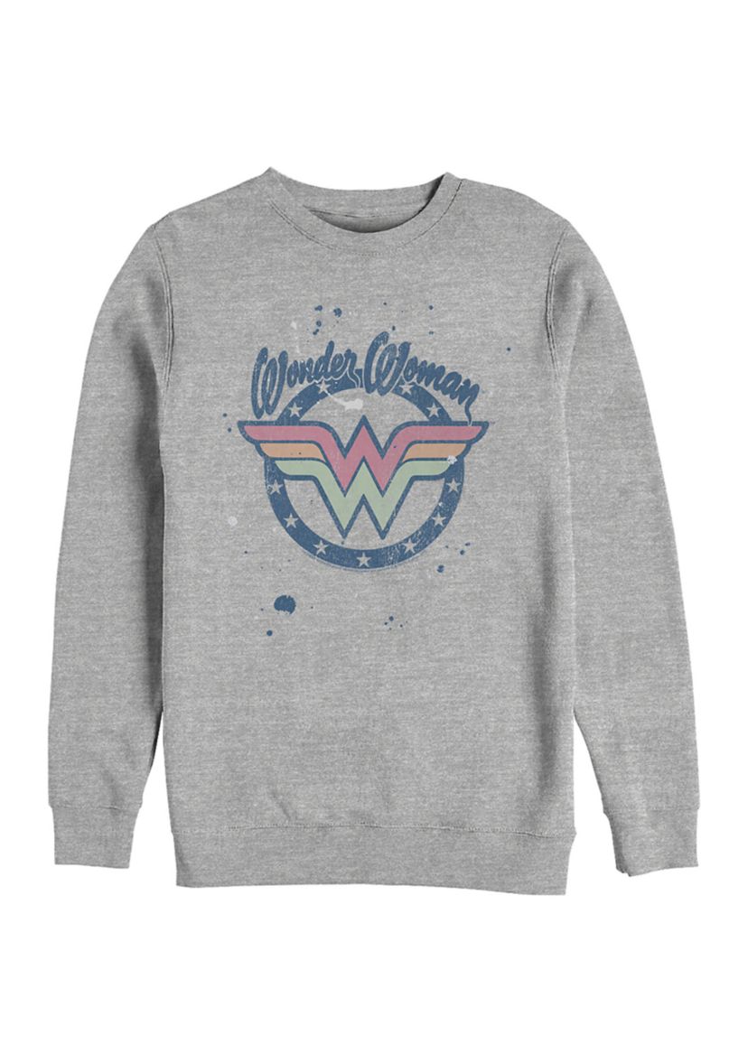 Splat logo Graphic Crew Fleece Sweatshirt