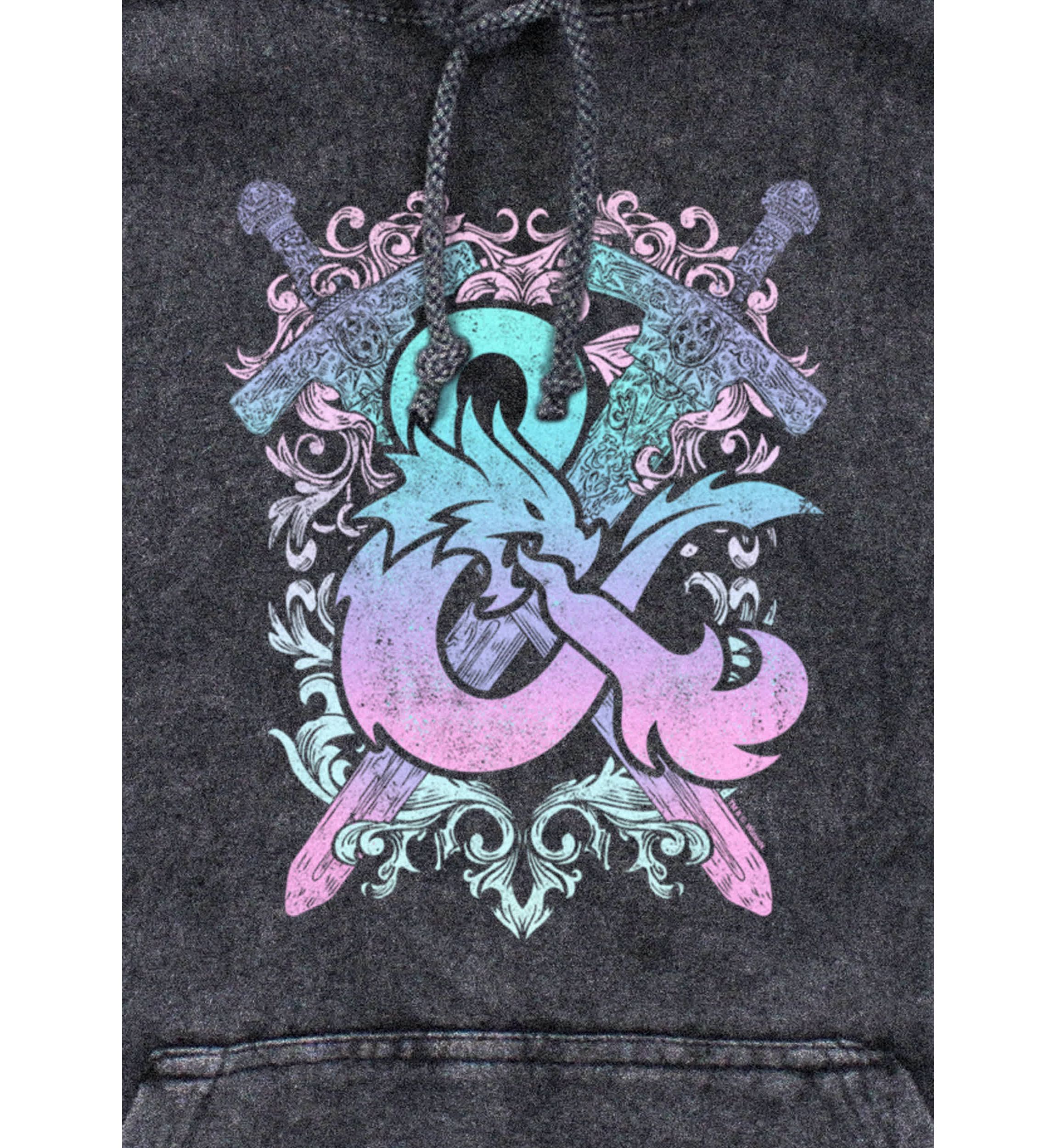 Pastel Playable Graphic Fleece Hoodie