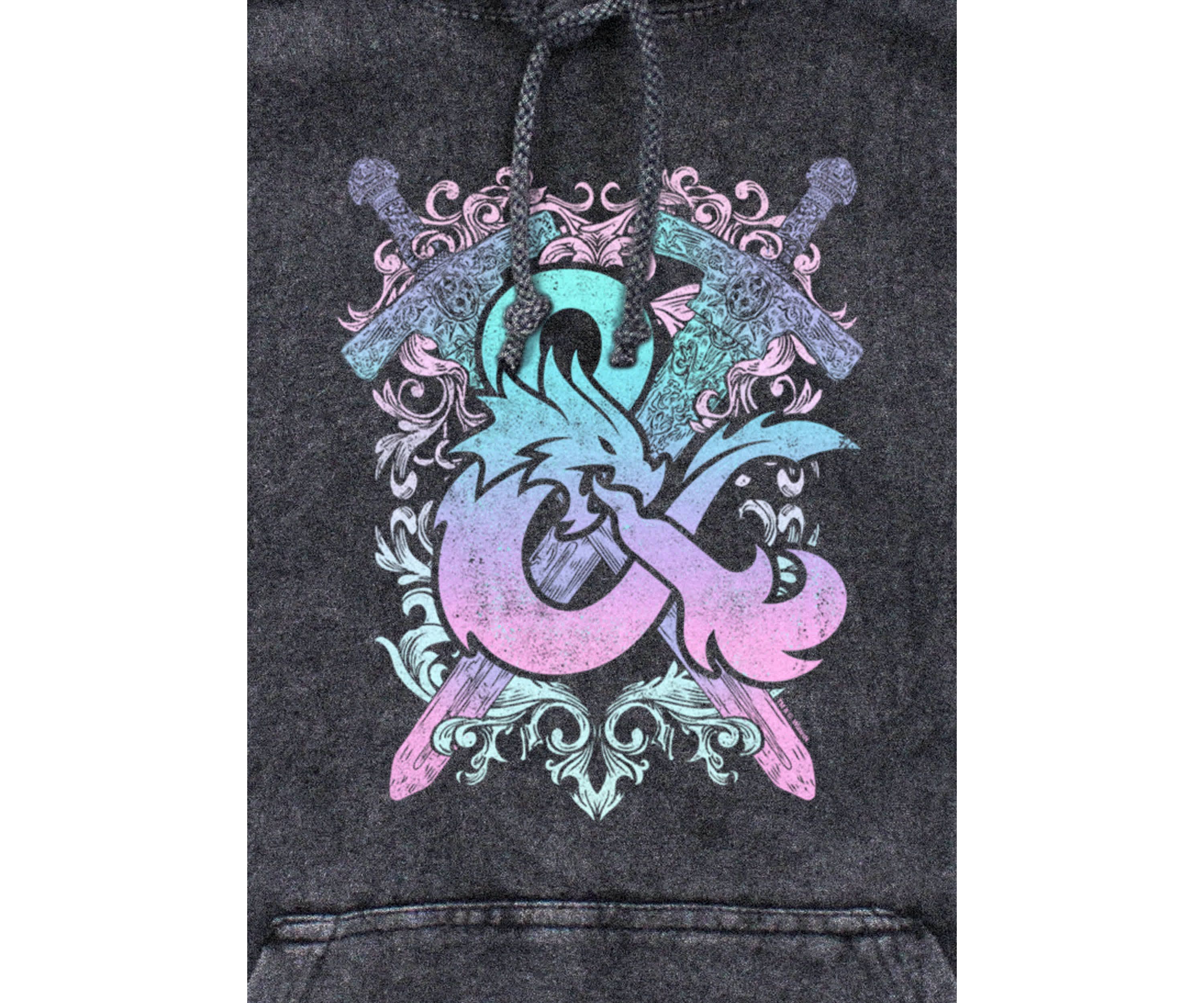 Pastel Playable Graphic Fleece Hoodie