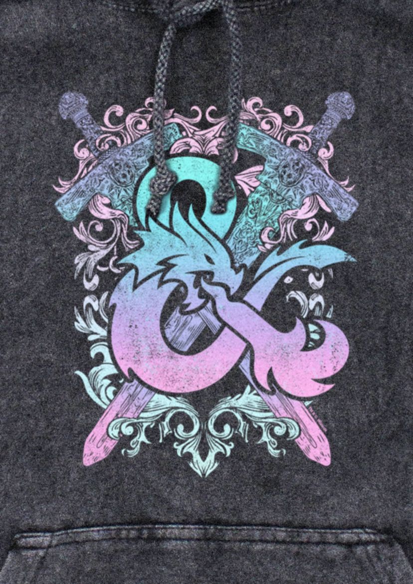 Pastel Playable Graphic Fleece Hoodie