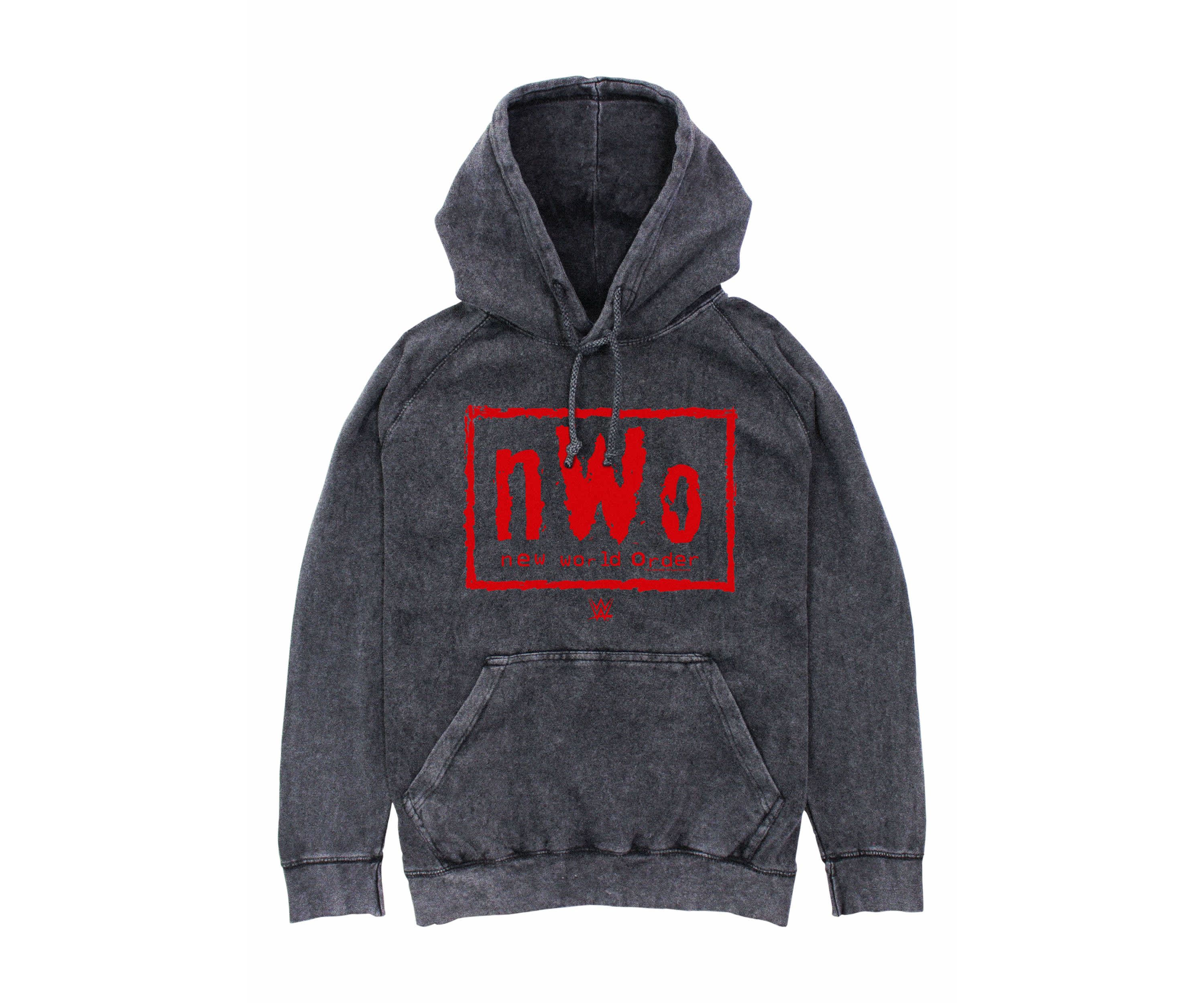 Wwe Team Nwo With Red Graphic Fleece Hoodie