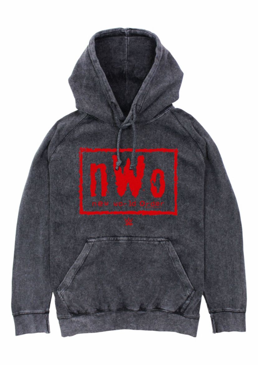 Wwe Team Nwo With Red Graphic Fleece Hoodie