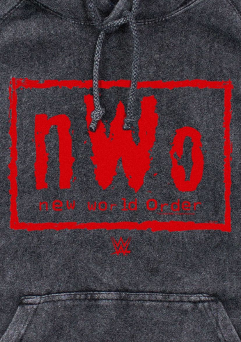 Wwe Team Nwo With Red Graphic Fleece Hoodie