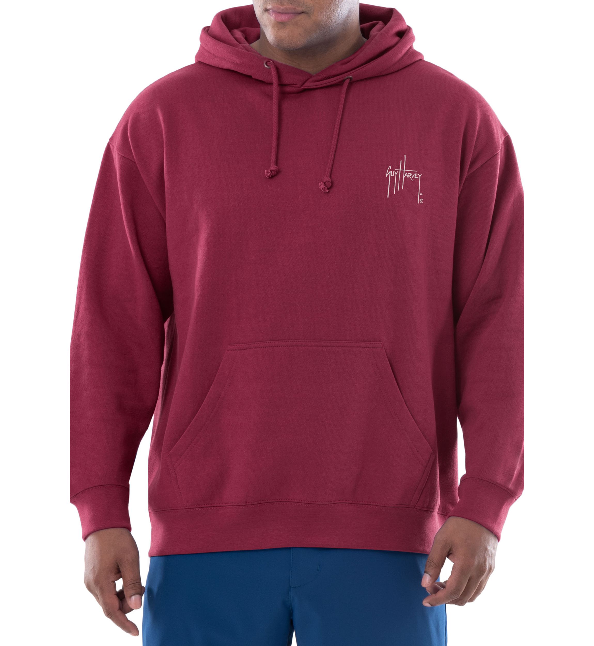 Mens Camo Bill Fleece Midweight Pullover Graphic Hoodie