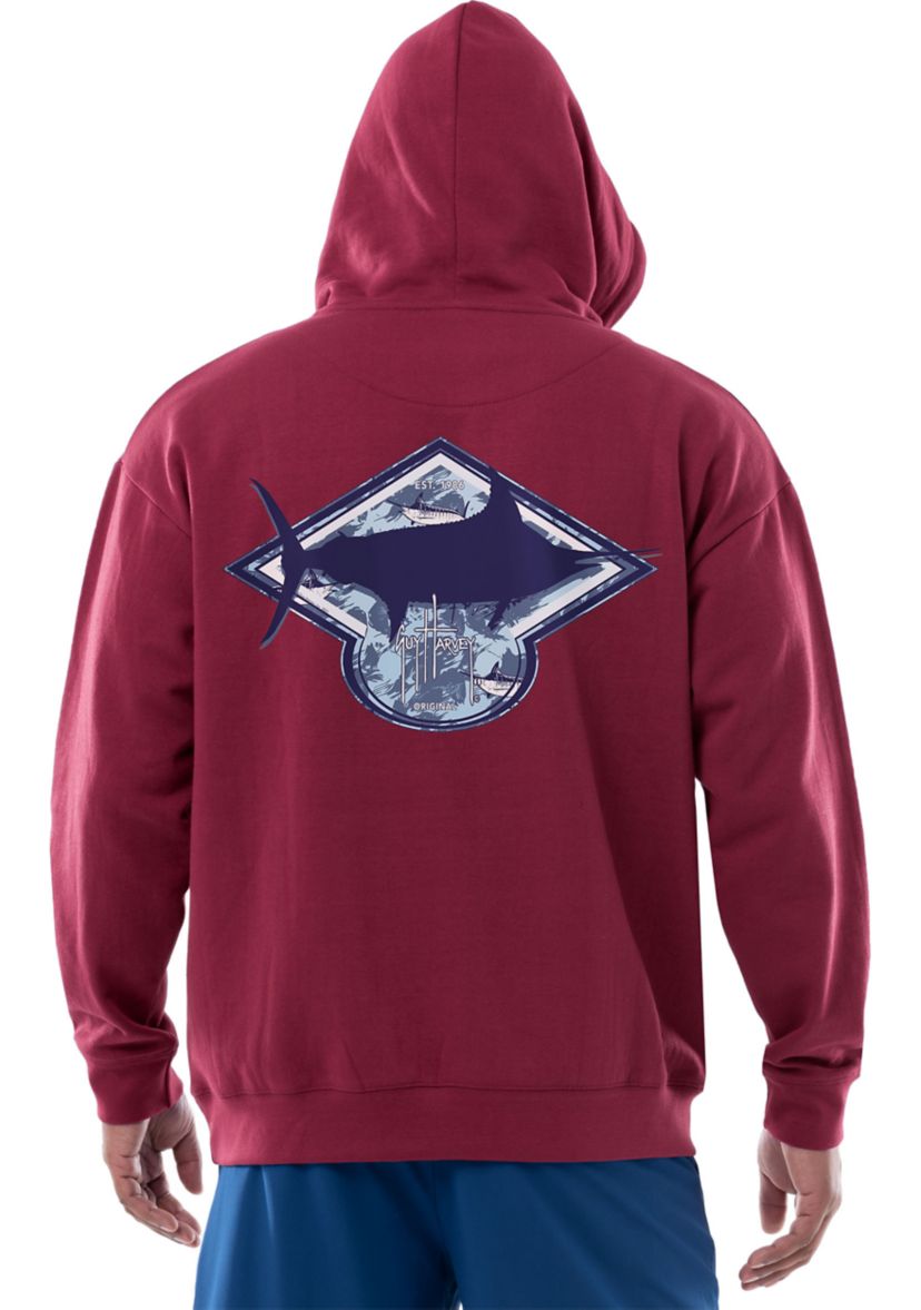 Mens Camo Bill Fleece Midweight Pullover Graphic Hoodie