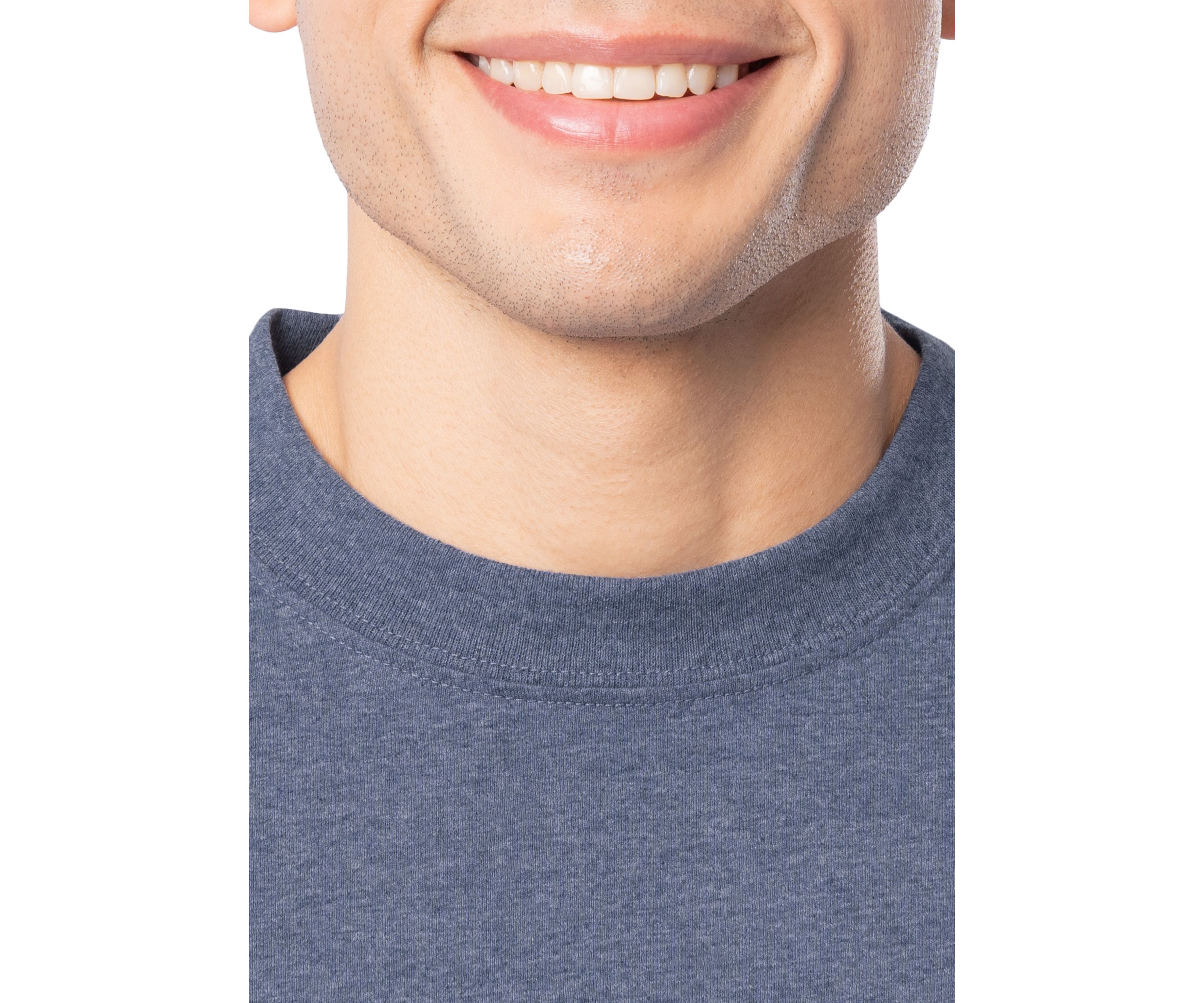 Mens Sketchy Blue Short Sleeve Pocket T-Shirt