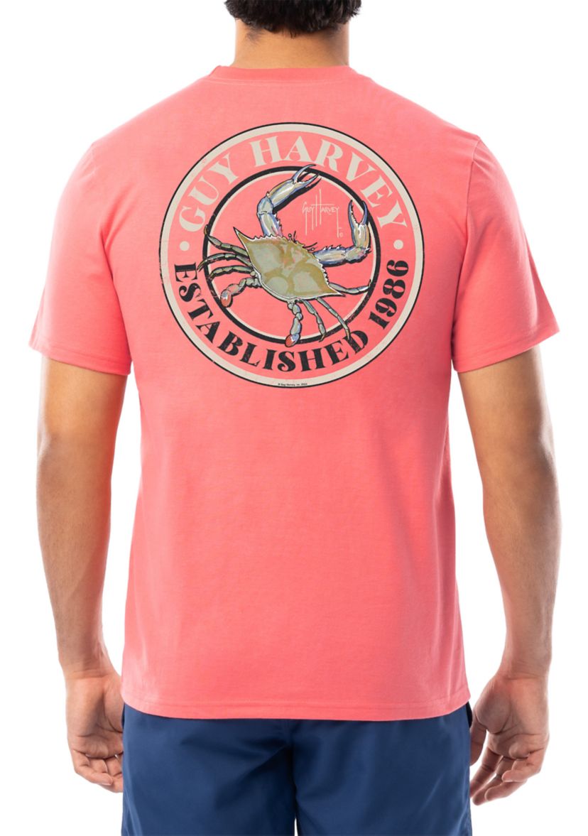 Mens Crab Fest Short Sleeve Graphic T-Shirt