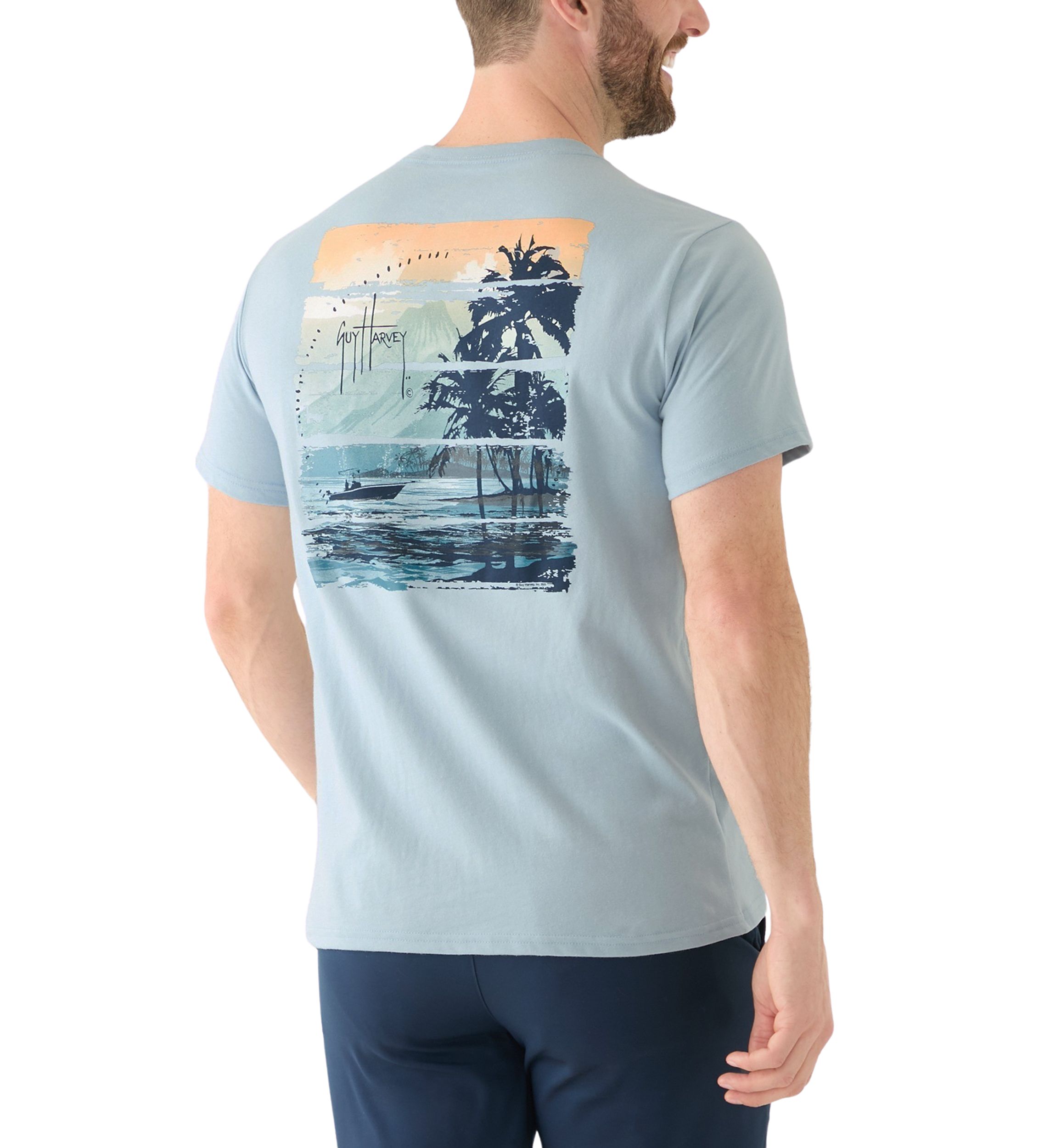 Mens Horizon Short Sleeve Graphic T-Shirt