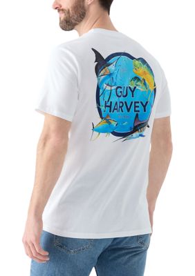 Guy Harvey® Collage Short Sleeve T-Shirt Belk