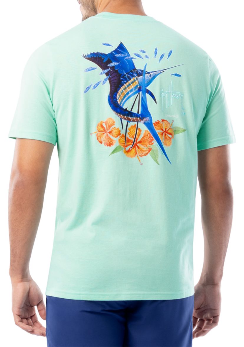 Mens Summer Sail Short Sleeve Graphic T-Shirt
