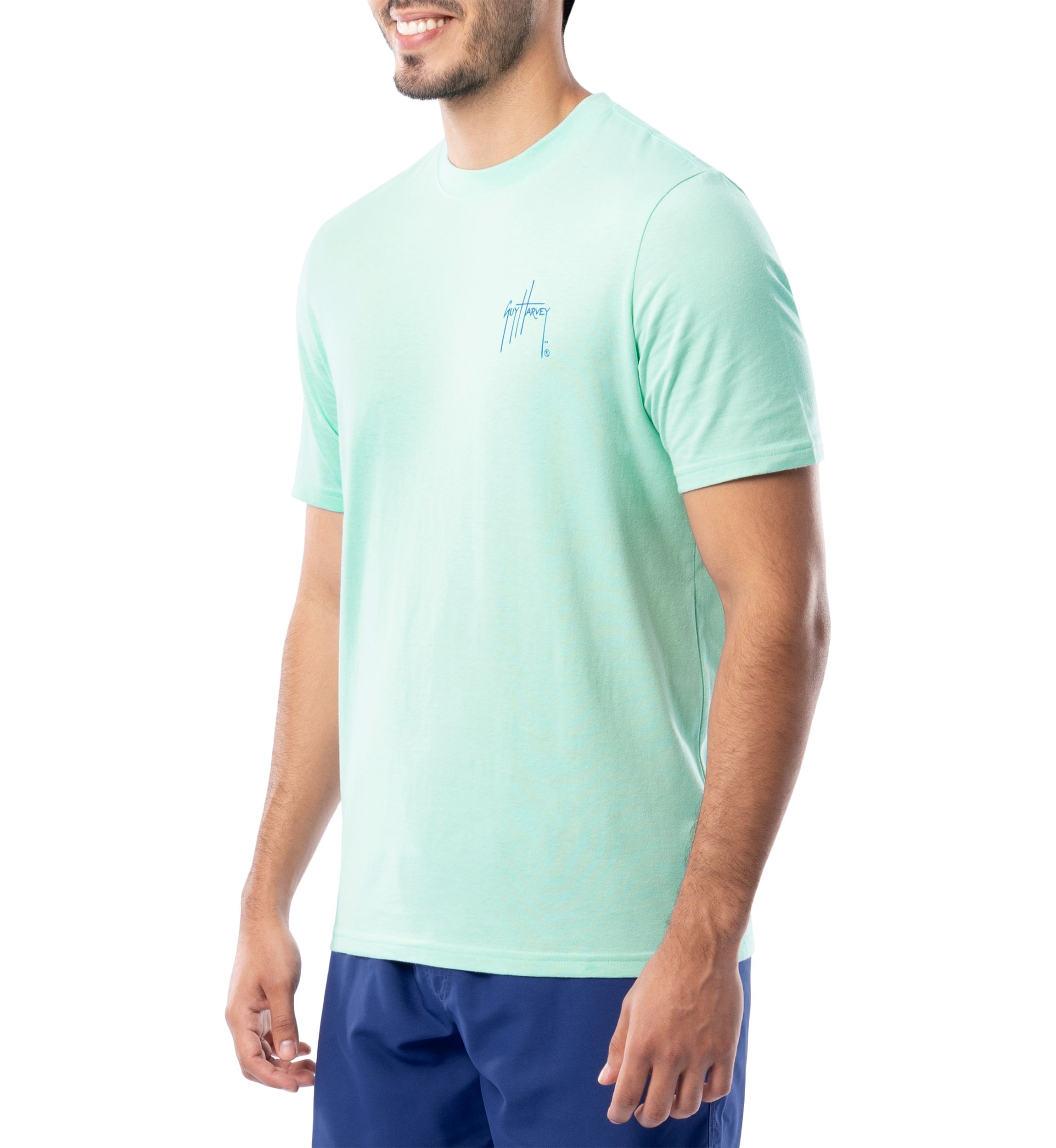 Mens Summer Sail Short Sleeve Graphic T-Shirt